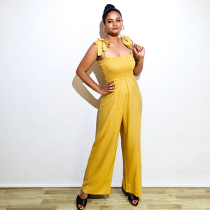 Jumpsuit Poly - Mustard